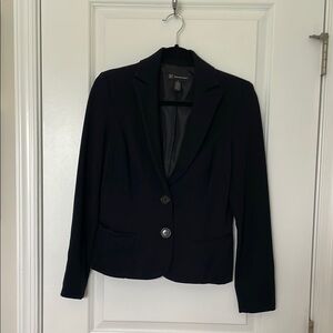 INC International Concepts Black Blazer Tailored Suit Jacket